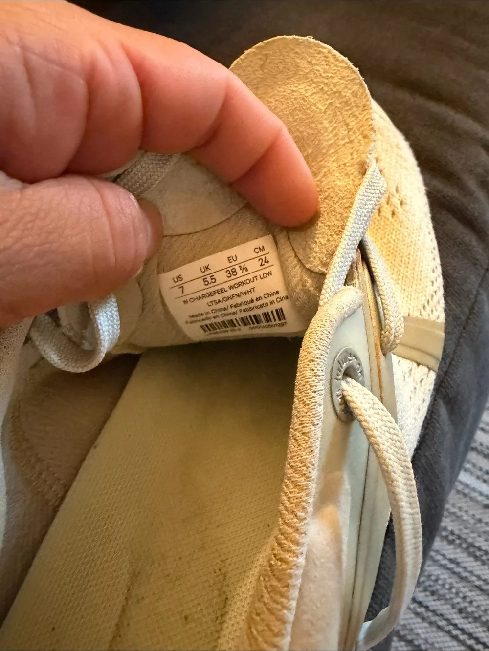 Lululemon Chargefeel Low Women's athletic Shoes size 7 in Light Sage,Green Fern